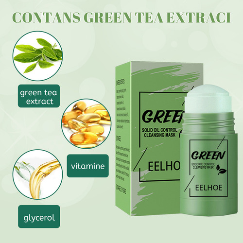 Green Mask Stick Tea, Crema Limpiadora Hidratante, Color Neg