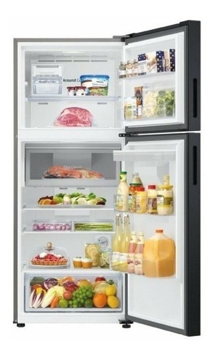 Heladera inverter no frost Samsung RT44A6640B1 negra con freezer 430L 230V