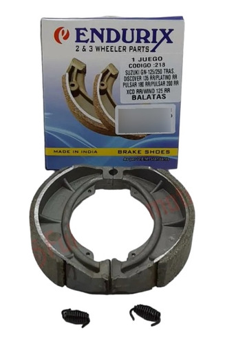 Set Balatas Traseras Suzuki/bajaj/kawasaki. Endurix