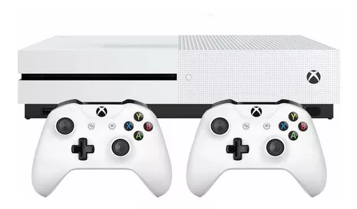 Microsoft Xbox One S 1TB Branca Usada c/ 2 comandos (inclui 3