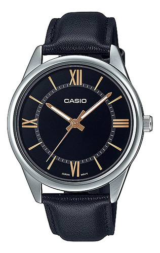 Reloj Casio Mtp-v005l-1b5 Analógico Estándar Para Hombre, Pi