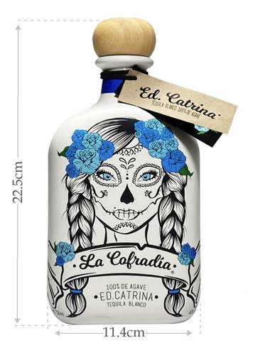 Tequila La Cofradia Ed. Catrina Blanco 750ml