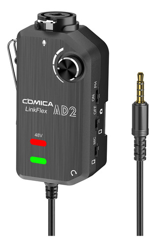 Comica Linkflex Ad2 Xlr - Adaptador De Preamplificador De A.