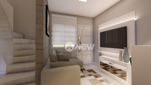 Imagem 6 de 11 de Casa Em Condomínio Com 2 Dormitórios Em Construção, 60m² Por R$ 170.000 - São Jorge - Novo Hamburgo/rs - Ca3786