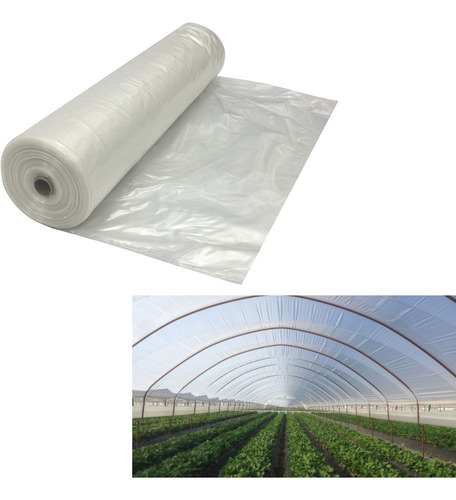 Plástico Difuso 15% Sombra 6.20 X 20 M Blanco Invernadero