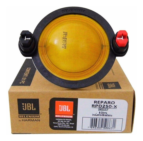 Reparo Original Driver Rpd D250x Jbl Selenium Kit 9 Peças