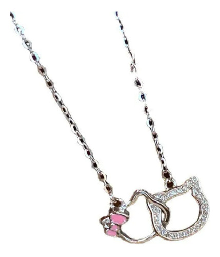 Collar De Hello Kitty Dije + Cadena Varios Diseños Cute