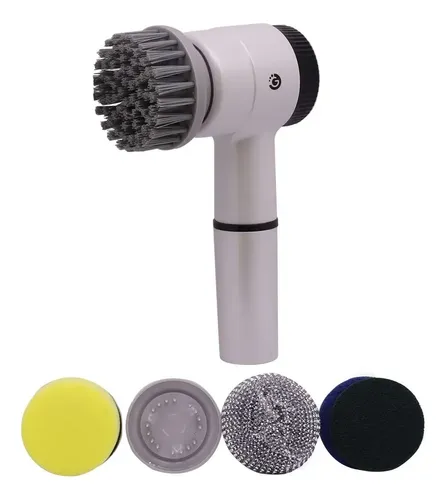 Cepillo Giratorio Eléctrico Recargable Para Limpieza Ideal Blanco