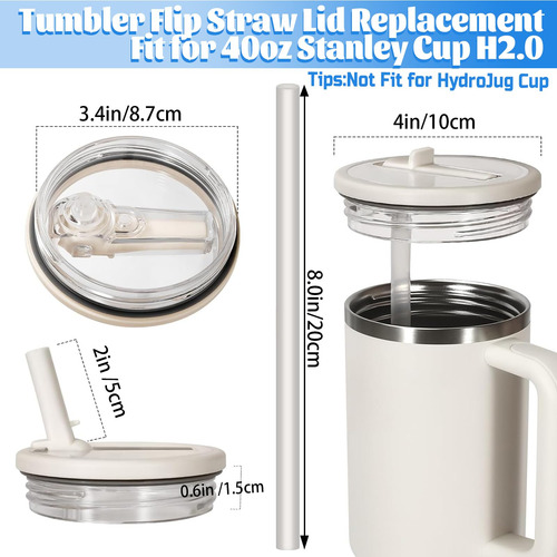 Tampa Tumbler Flip Straw De Substituição De 1180 Ml Para Sta