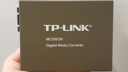Media Converter Tp-link Mc200m | Convertidor Fibra A Rj45