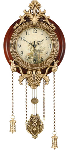 Reloj De Pared Aero Snail 9 Con Péndulo Vintage, Modelo Retr