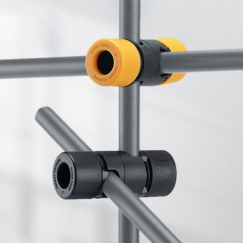 Photography Light Stand Center Handle Shaft Connector Black