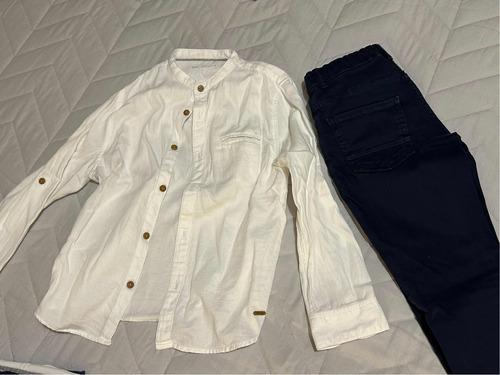 Conjunto Camisa Y Vaquero Zara Cumpleaños Talle 7