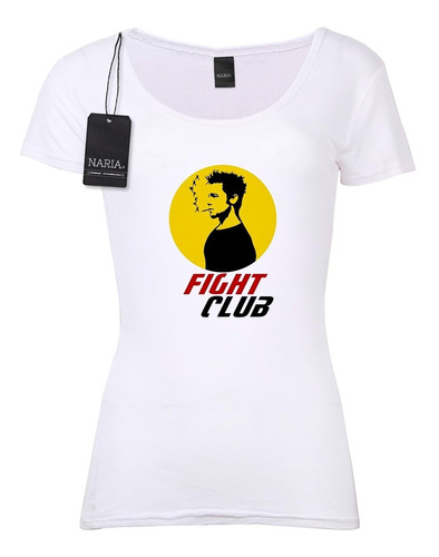 Remera Dama Fight Club Dibujo Art Logo - Psfc8