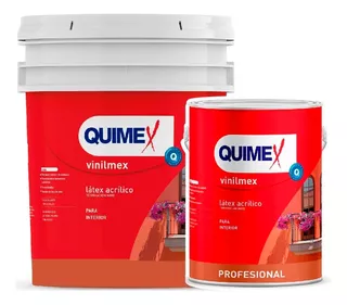 Sup Latex Interior Exterior Vinil 20 + 4 Lit Quimex Prote E