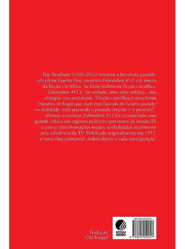 Imagem 2 de 2 de Livro Fahrenheit 451 - Ray Bradbury