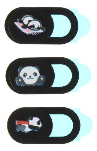 Funda Deslizante Para Cámara Web Con Diseño De Panda, Paquet