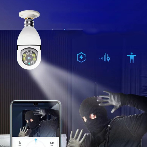 Cámara De Seguridad Cámaras Con Bombilla De 1080p Cámaras In