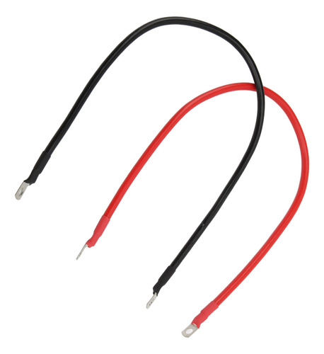 Cable Inversor De Batería, 2 Piezas, Rojo Y Negro, Calibre 8