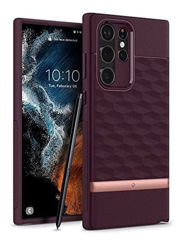 Funda Para Samsung S22 Ultra Caseology Parallax Burgundy