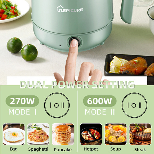 Fogão Elétrico Ramen (antiaderente, 600w), Panela Elétrica