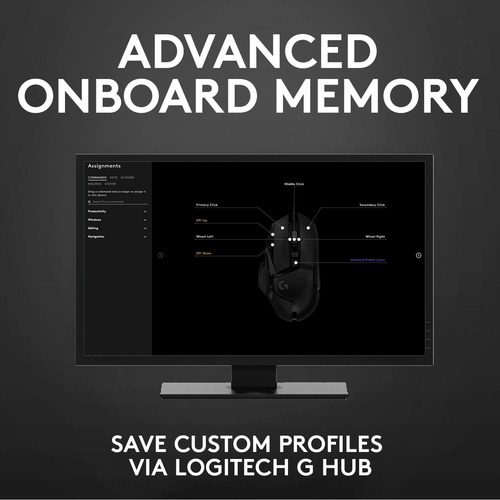 Imagen 9 de 11 de Logitech G502 Hero - Ratón Para Juegos (alto Rendimiento)