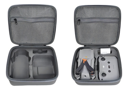 Mini Case Drone Dji Mavic Air 2 / 2s E Controle - Cor Cinza
