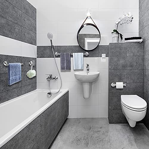 Toallero De Baño Nolimas 24 Pul Níquel Cepillado