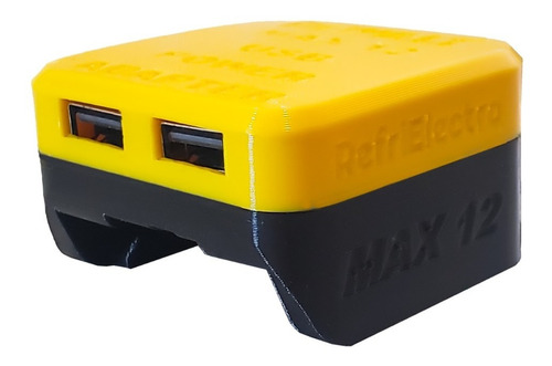 Adaptador Usb Bateria Dewalt Max 12v Powerbank Carga Rapida