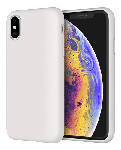 Funda Jetech Para iPhone X/iPhone XS 5,8 (blanco)