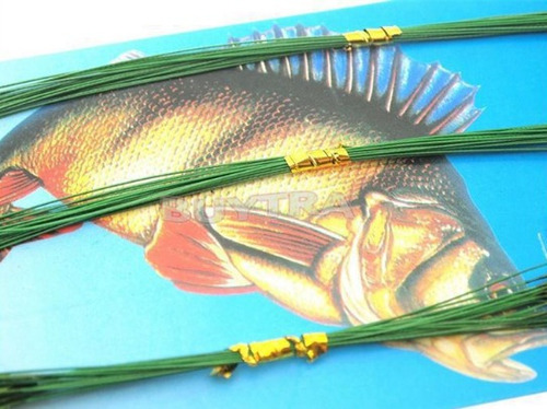 Kit 60 Chicote Leader De Pesca Encastoado C/ Snap E Girador