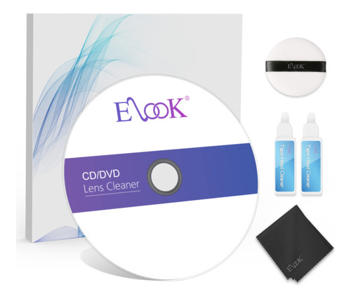 Elook Kit Limpiador De Reproductor De Cd, Disco De Limpieza