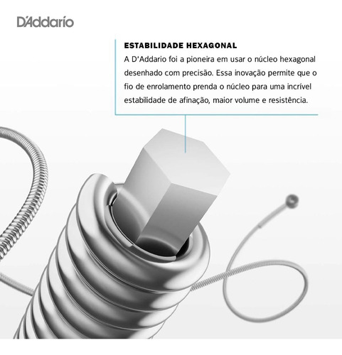 Encordoamento Violão Aço 13-56 D'addario85/15 Bronze Ez930