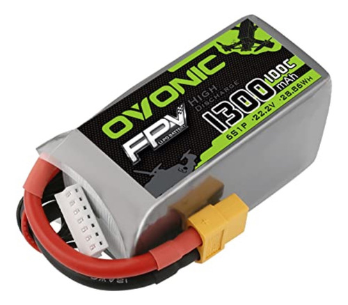 Ovanic 6s Lipo Battery  100c 1300mah 22.2v Lipo Battery Soft