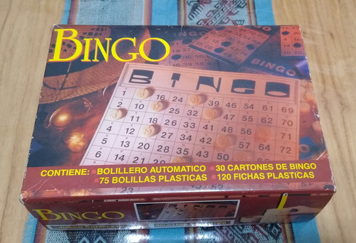 Bingo Con Bolillero Automático 