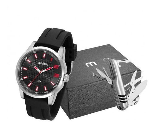 Relógio Masculino Mondaine Esportivo Preto 53526g0mvni1k1