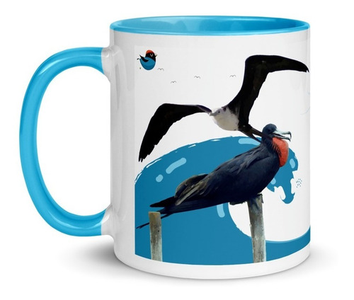 Imagem 1 de 7 de Caneca Personalizada Aves De Ubatuba (tesourão)