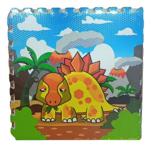 Piso Goma Eva Alfombra Tatami 4 Piezas 60x60 1cm Niño Gránulos