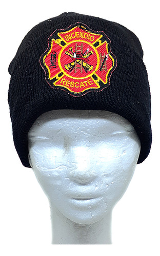 Gorro De Lana Para Frío Cruz Malta Incendio Rescate