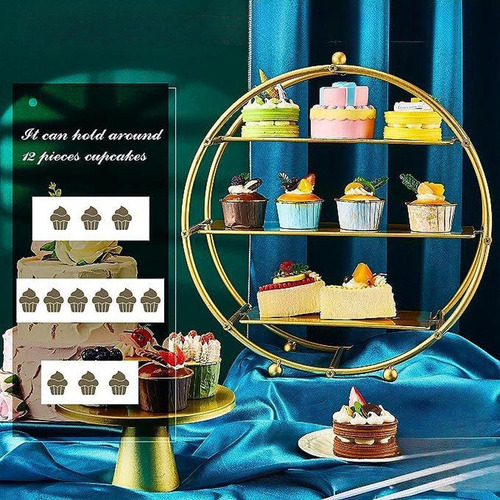 Soporte Para Cupcakes De 3 Niveles, Soporte De Exhibición