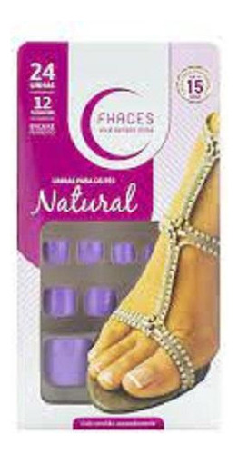 Uñas lilas con dedos