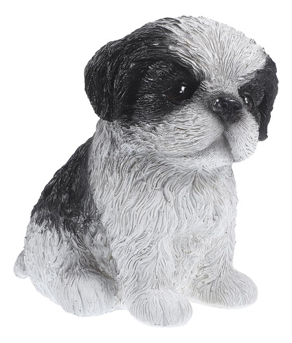 Shih Tzu Ornamento Juguete Perro Escena Ornamento Lindo...