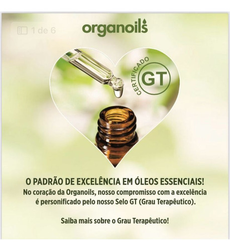 Óleo Essencial 100% Puro Melaleuca 15ml Organoils