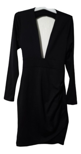 Vestido Corto De Mujer, Talla S, Color Negro