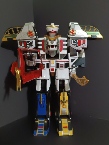Power Rangers Legacy Thunder Megazord Y Tigerzord (Usado)