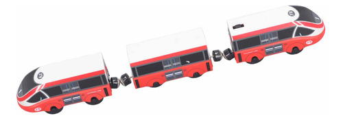 Set De Tren De Juguete Con Imanes Rojos, Kit De Juguetes Int