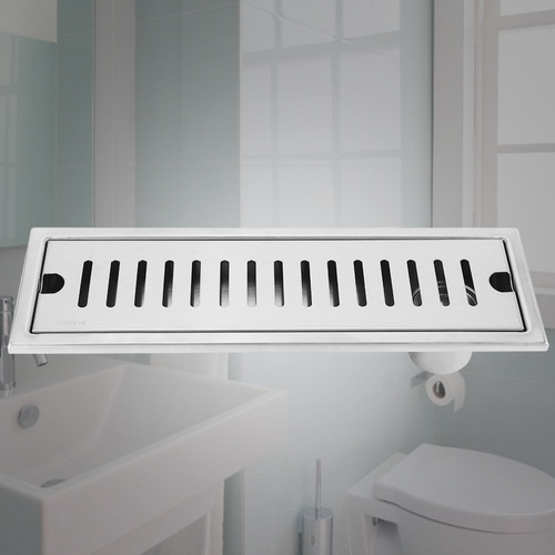 Imagen 2 de 10 de Desagüe De Ducha De Baño De Gran Caudal De Acero