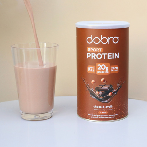 Sport Protein Dobro Sabor Chocolate Com Avelã 450g Chocolate Com Avelã