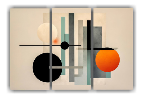 90x60cm Conjunto 3 Cuadros Abstractos Modernos Por Alex Mart