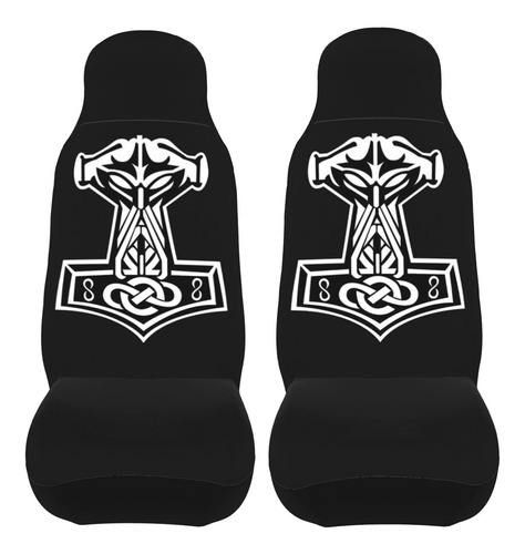 2 Estuche Asiento Vehiculo Thor's Hammer Viking Norse